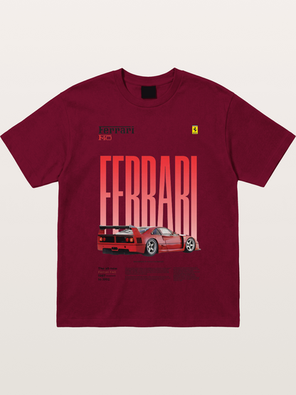 Gradient Red Gildan T-shirt
