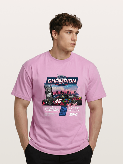 Tyler Reddick 45 Champion Car Art Gildan T-shirt