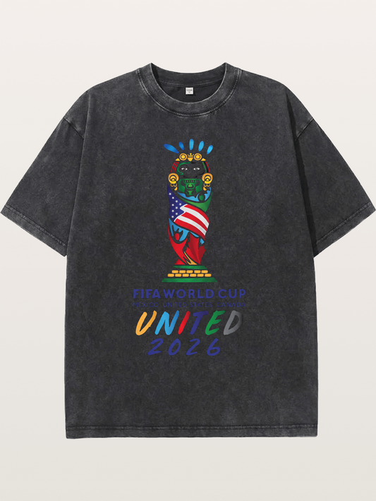 United 2026 WC Emblem Washed T-shirt