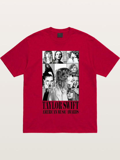 Taylor Swift AMA Collage Print Gildan T-shirt