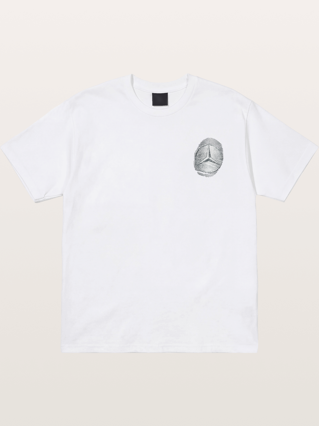Mercedes Fingerprint Logo Cotton T-shirt