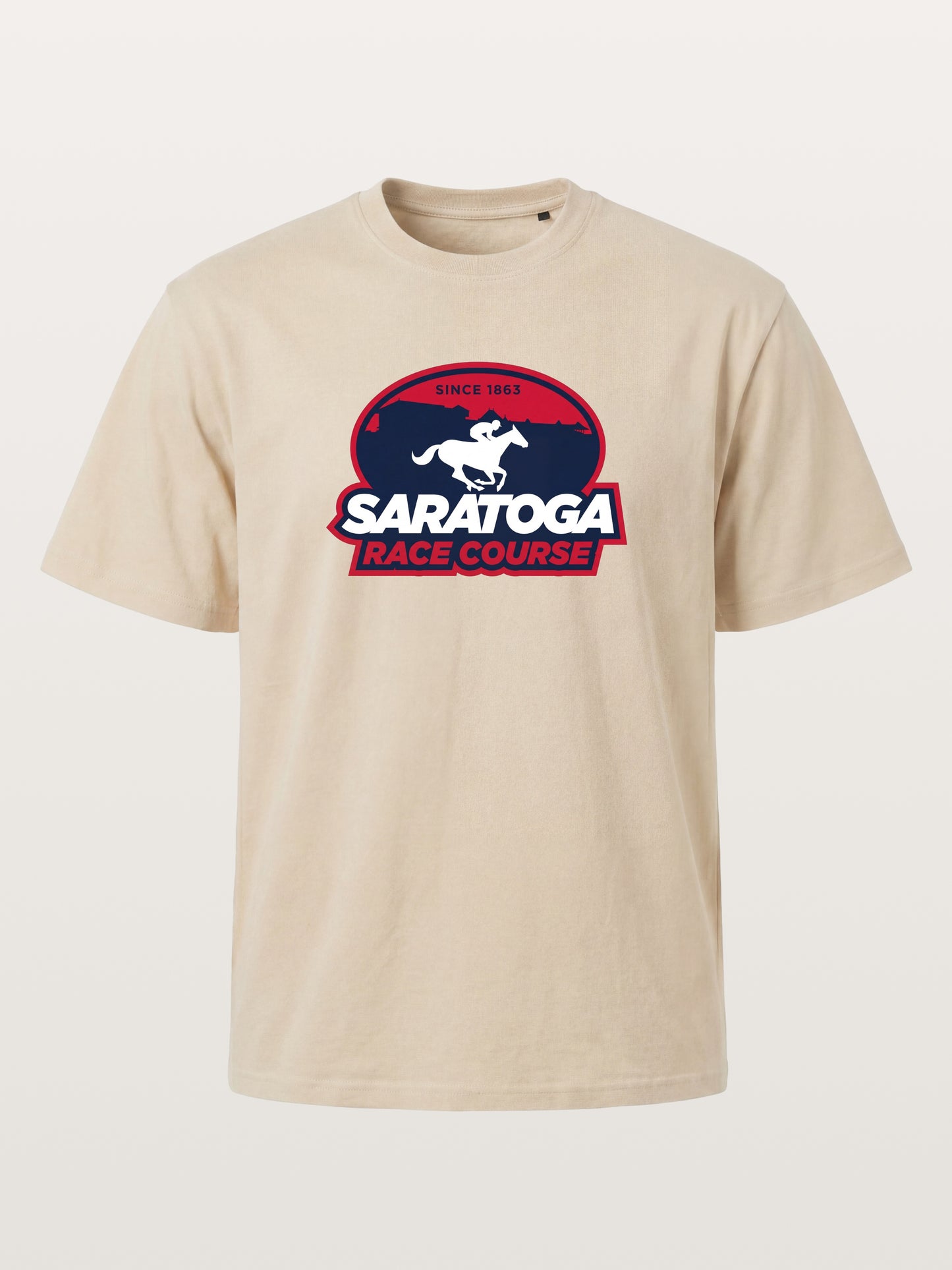 Saratoga Race Course Shield Crest Gildan T-shirt