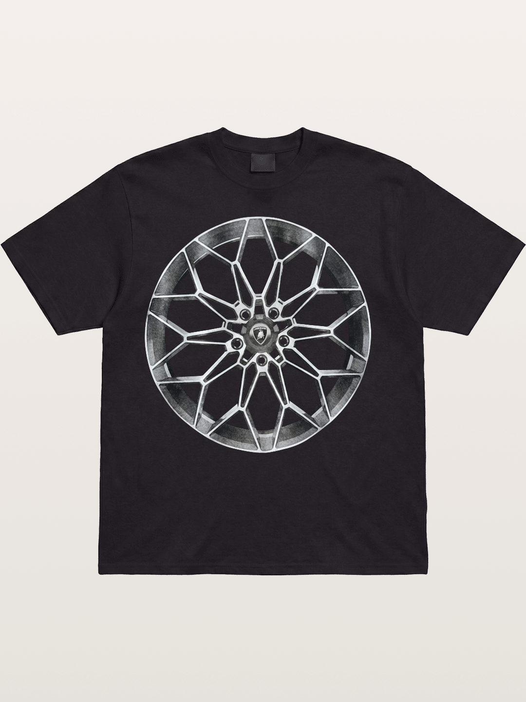 Lamborghini Multi-Spoke Alloy Wheel Cotton T-shirt