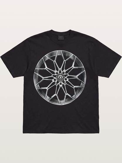 Lamborghini Multi-Spoke Alloy Wheel Cotton T-shirt