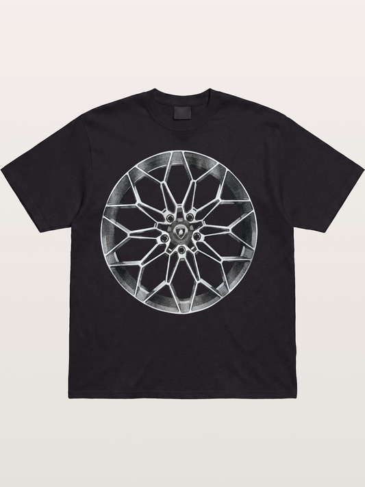 Lamborghini Multi-Spoke Alloy Wheel Cotton T-shirt