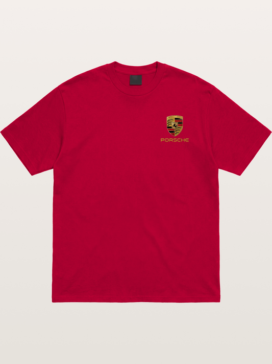 Porsche Crest Stuttgart Shield Gildan T-shirt