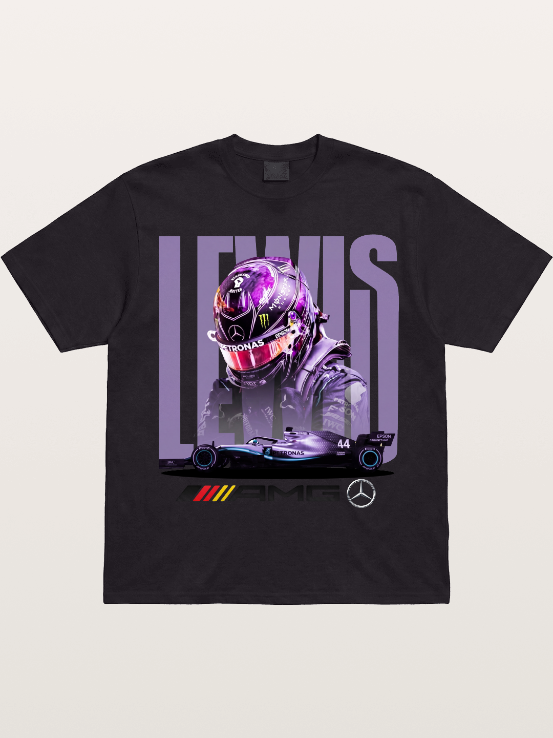 Hamilton 44 Mercedes F1 Gildan T-shirt
