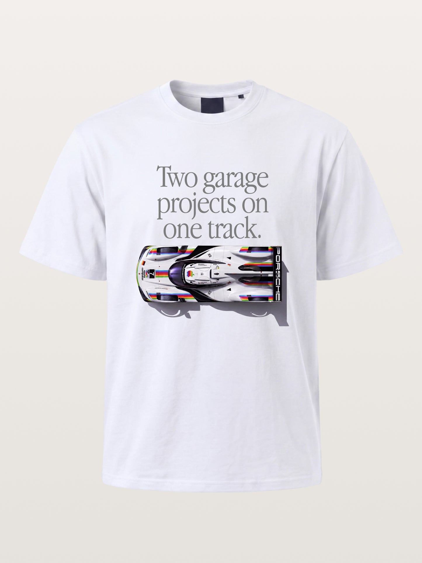 Le Mans Racer Two Garage Quote Gildan T-shirt