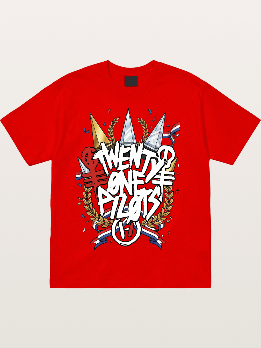 Twenty One Pilots Trophy Art Cotton T-shirt