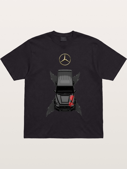 Mercedes Boxy Car Graphic Gildan T-shirt