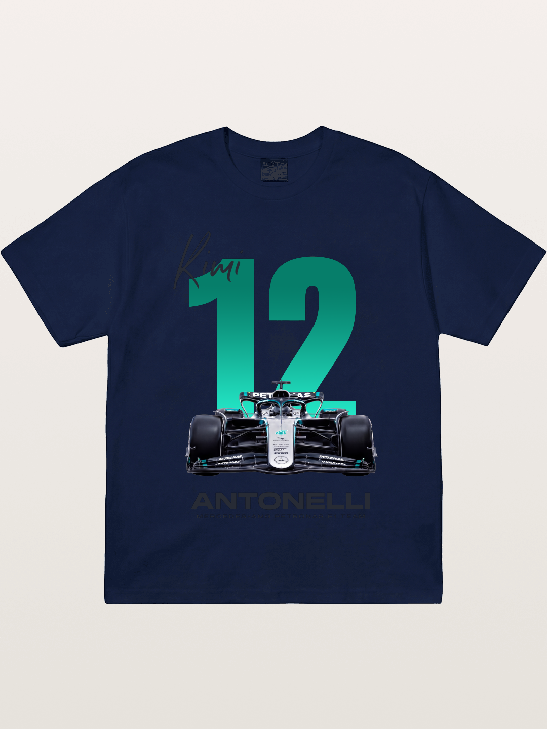 Kimi Antonelli Mercedes F1 12 Gildan T-shirt