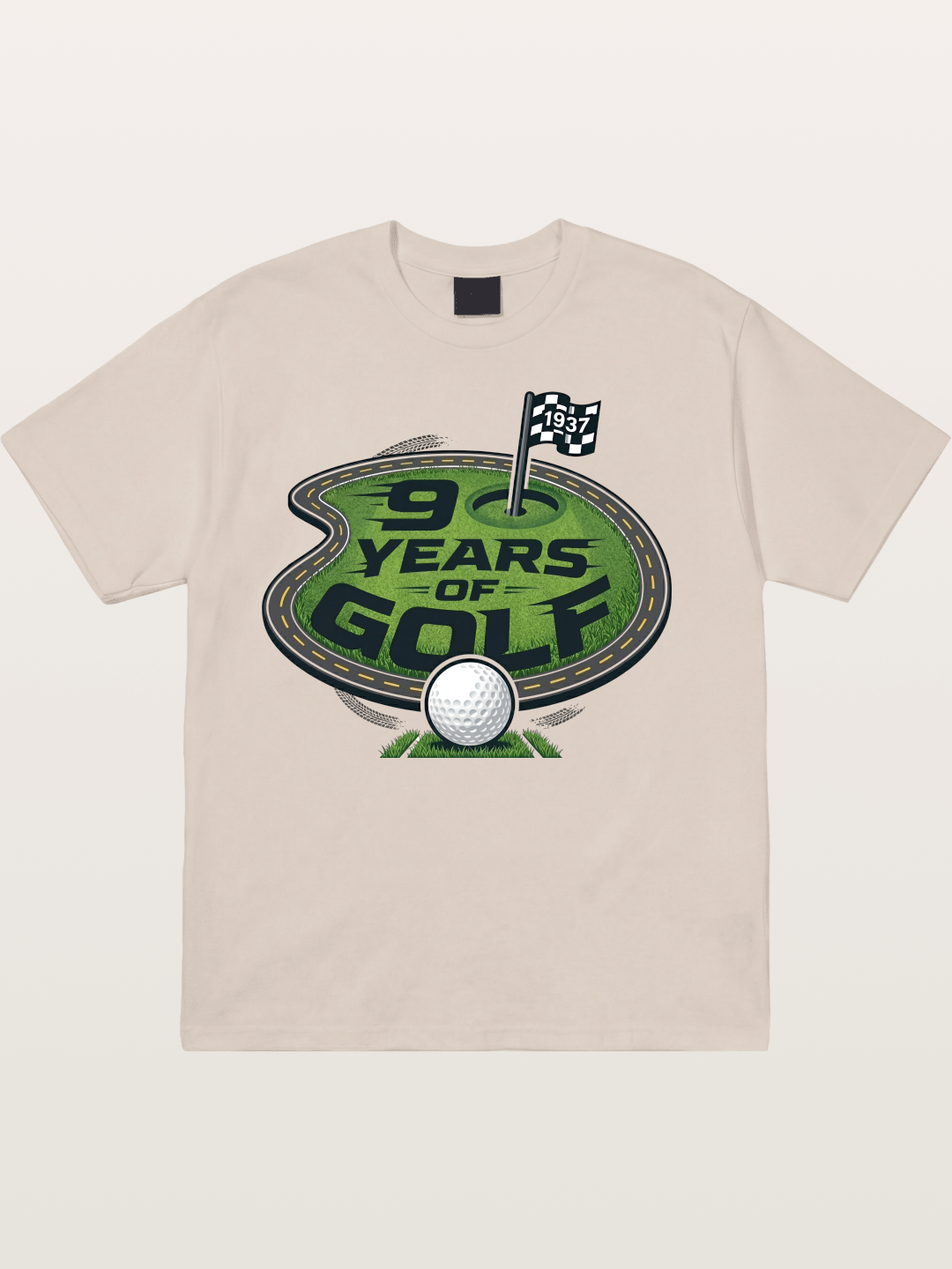 90 Years Golf Cotton T-shirt