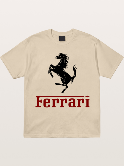 Ferrari Black Horse Logo Gildan T-shirt