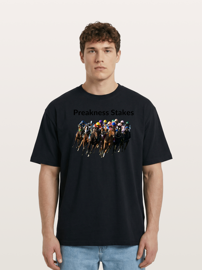 Preakness Stakes Starting Field Race Cotton T-shirt