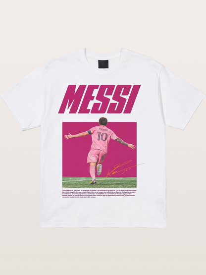Messi Inter Miami Pink Kit Cotton T-shirt