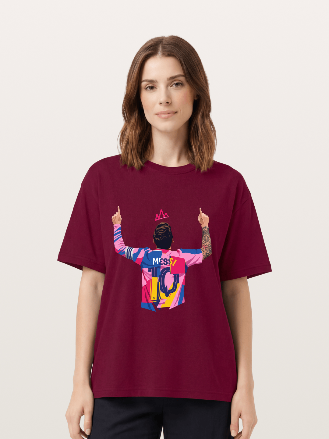 Messi No.10 Celebration Pose Gildan T-shirt