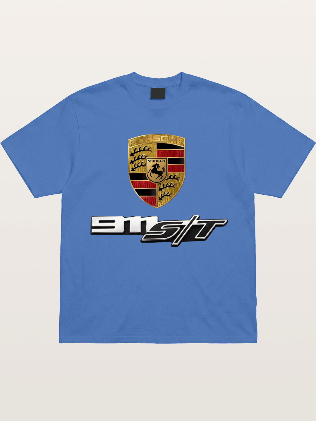 Porsche Crest With 911 ST Gildan T-shirt