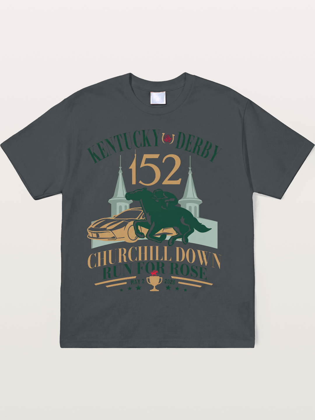 Kentucky Derby 152 Art Soft-Stay T-shirt