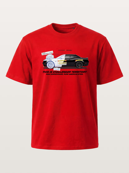 Blueprint Hellcat Spec Poster Cotton T-shirt