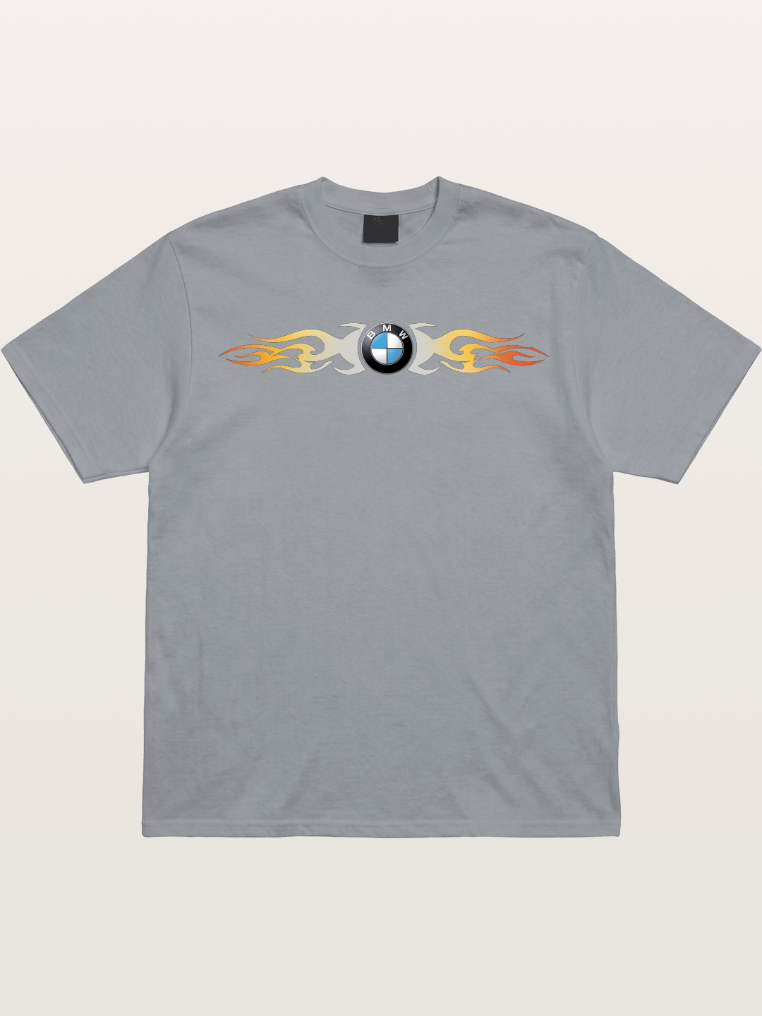 BMW Roundel Flame Stripe Gildan T-shirt
