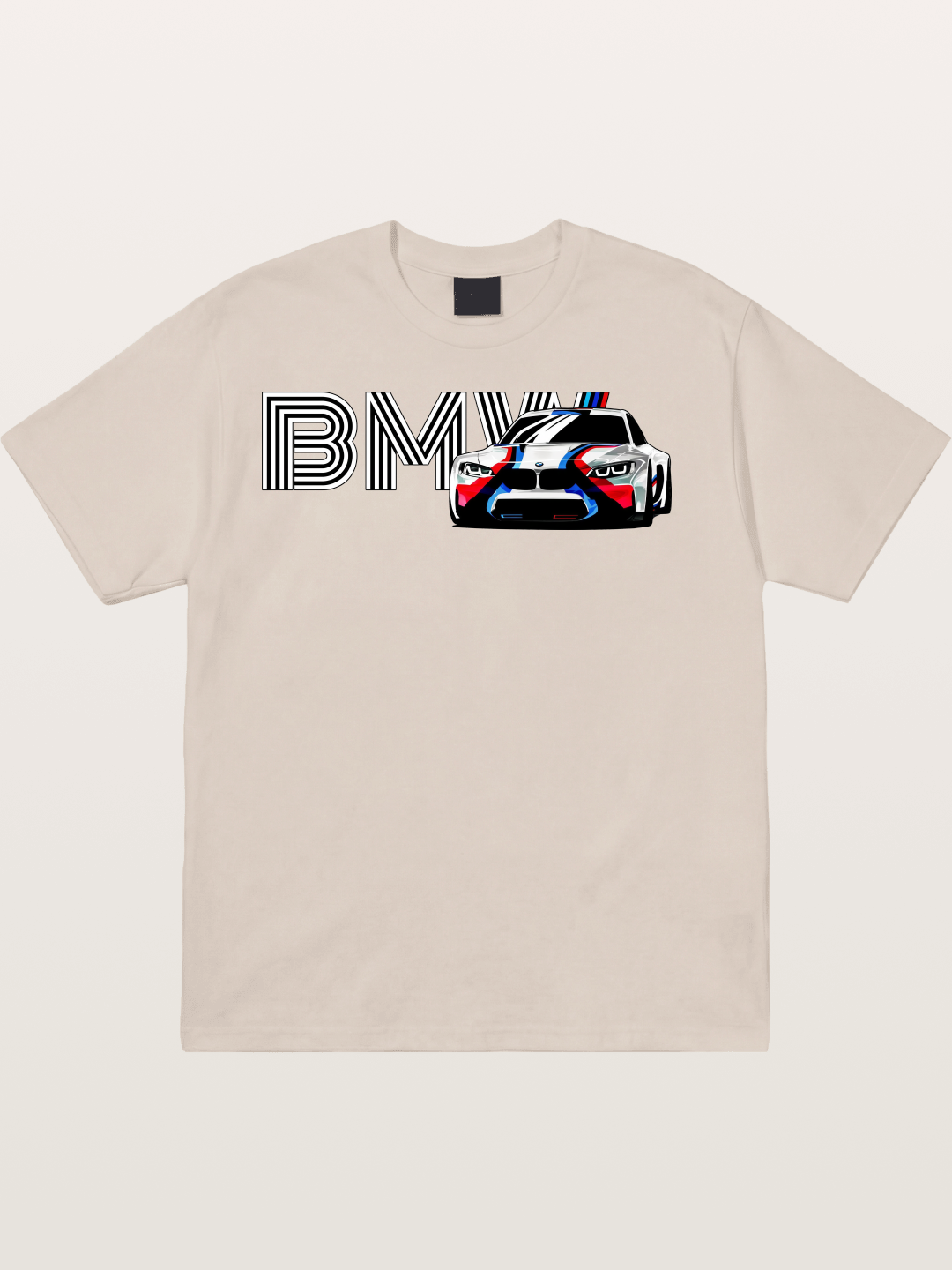 BMW M Series Typography Print Cotton T-shirt