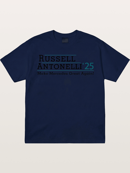 Russell Antonelli Mercedes Design Gildan T-shirt