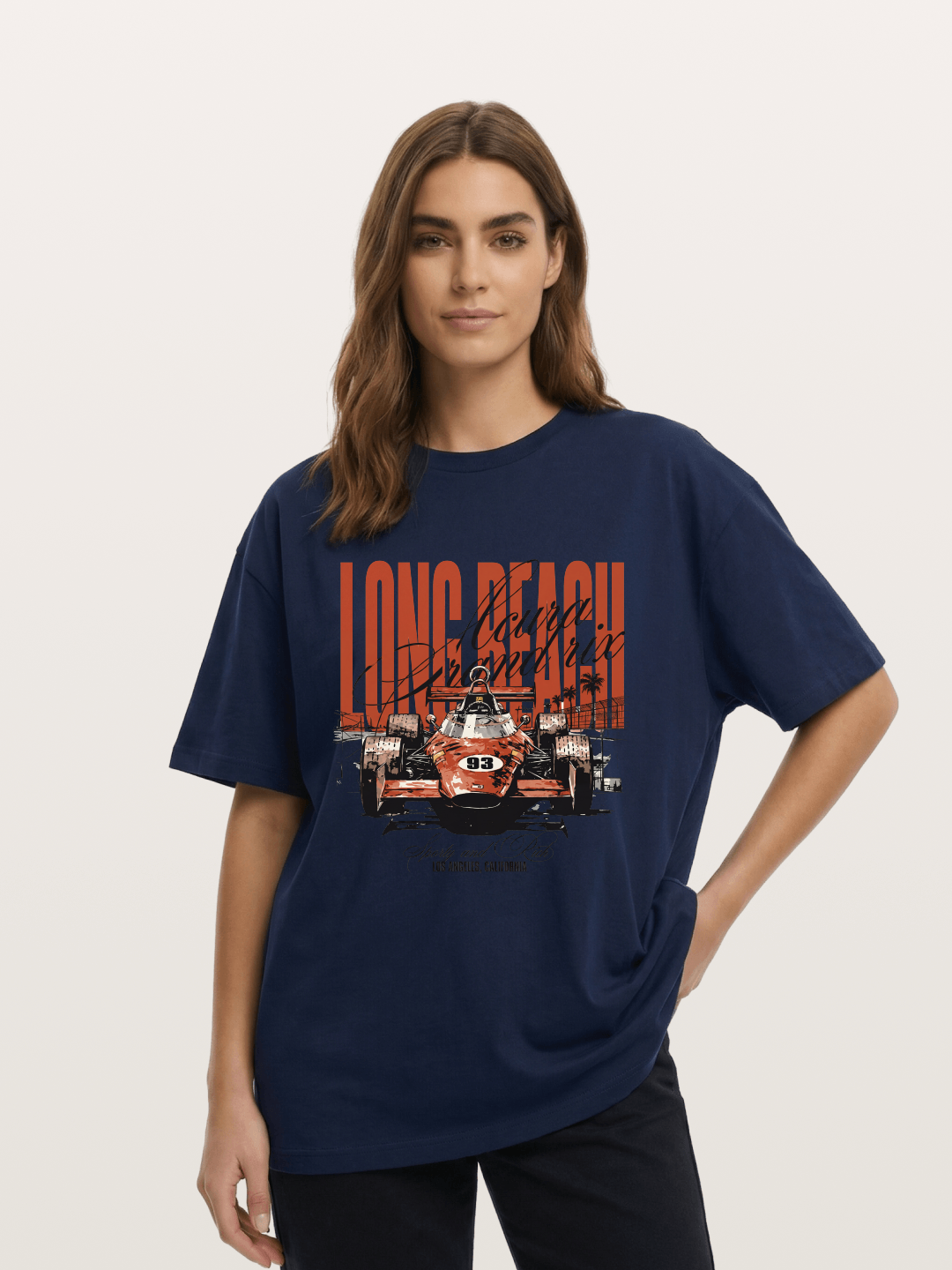 Long Beach Grand Prix Art Cotton T-shirt