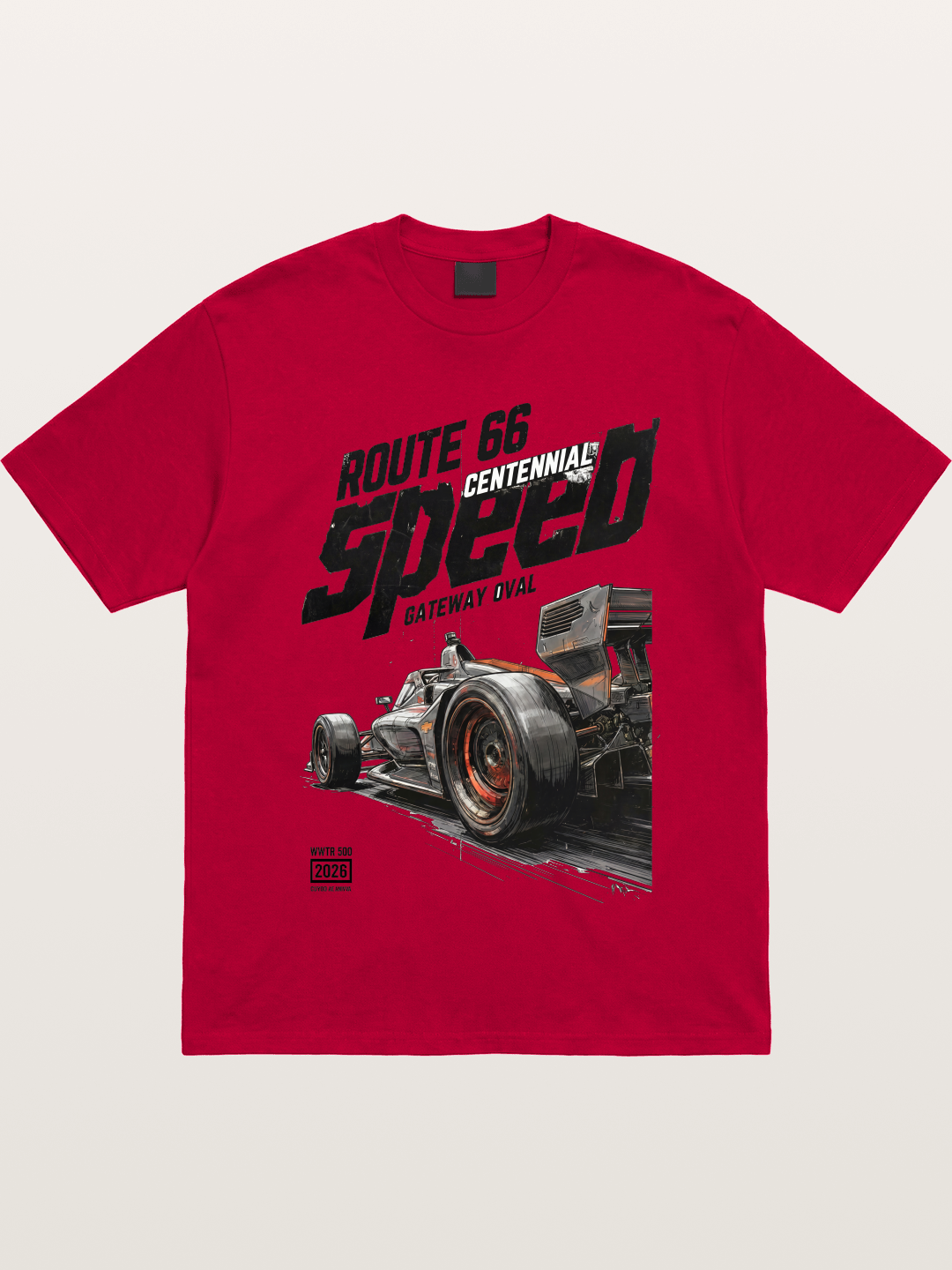 Grunge Speed IndyCar Art Gildan T-shirt