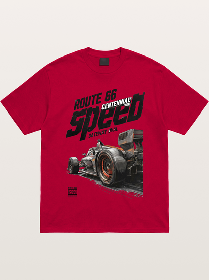 Grunge Speed IndyCar Art Gildan T-shirt