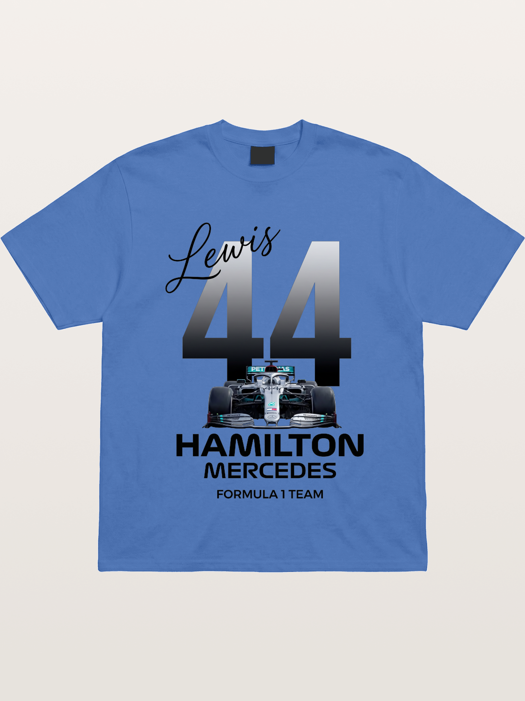 Lewis Hamilton Mercedes 44 Design Gildan T-shirt
