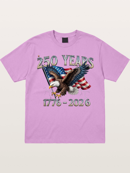 American Eagle 250th Anniversary Flag Gildan T-shirt