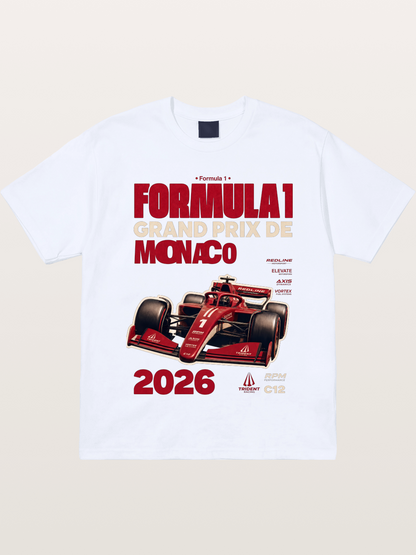 Red Monaco F1 2026 Poster Gildan T-shirt