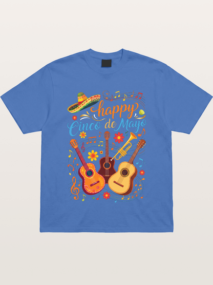 Mexican Guitar Trumpet Notes Gildan T-shirt