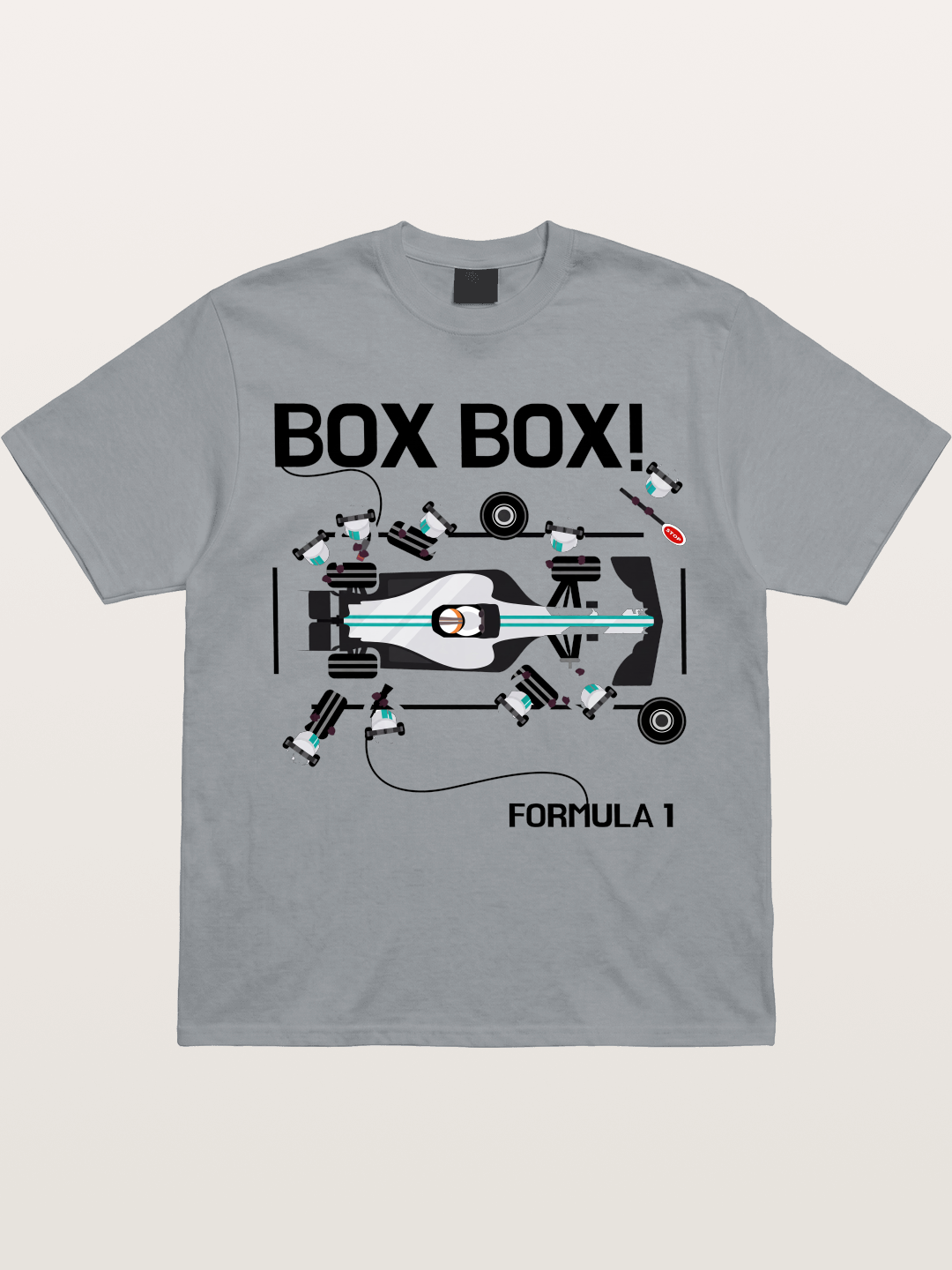 F1 Box Box Pit Stop Graphic Gildan T-shirt