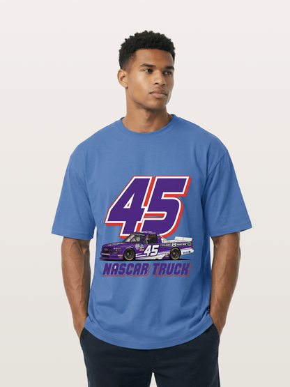 Purple 45 Racer Gildan T-shirt