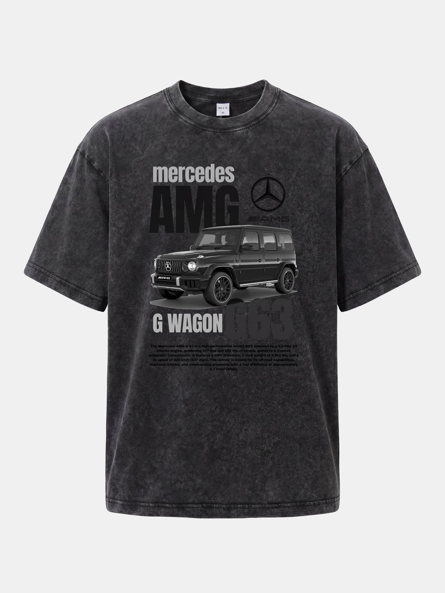 G63 Wagon Spec And Body Layout Washed T-shirt