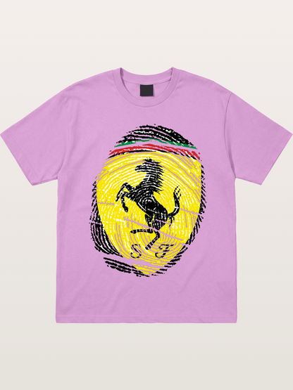 Ferrari Fingerprint Logo Gildan T-shirt