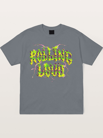 Rolling Loud Neon Lightning Art Cotton T-shirt