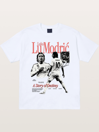 Luka Modric Destiny Story Gildan T-shirt