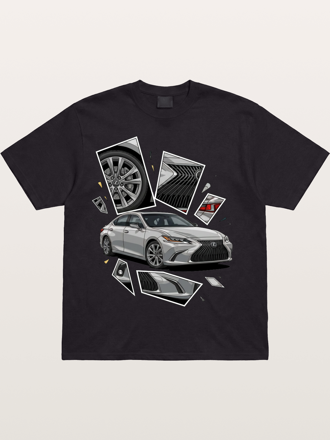 Lexus Sedan Exploded View Cotton T-shirt