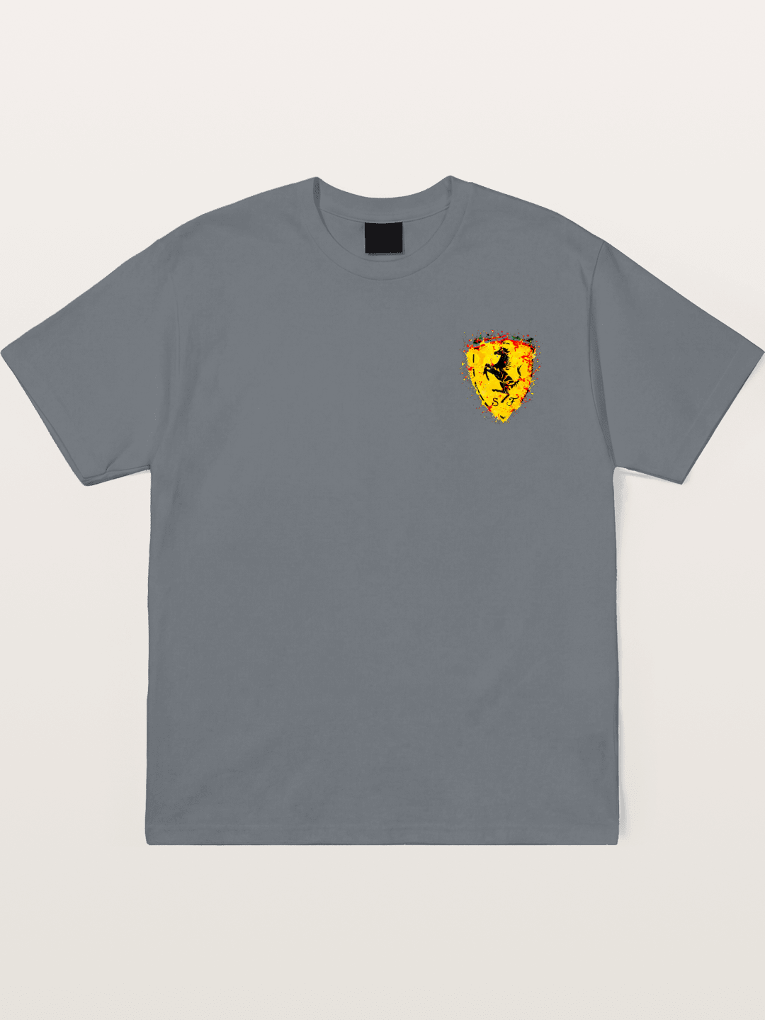 Ferrari Paint Splash Logo Cotton T-shirt