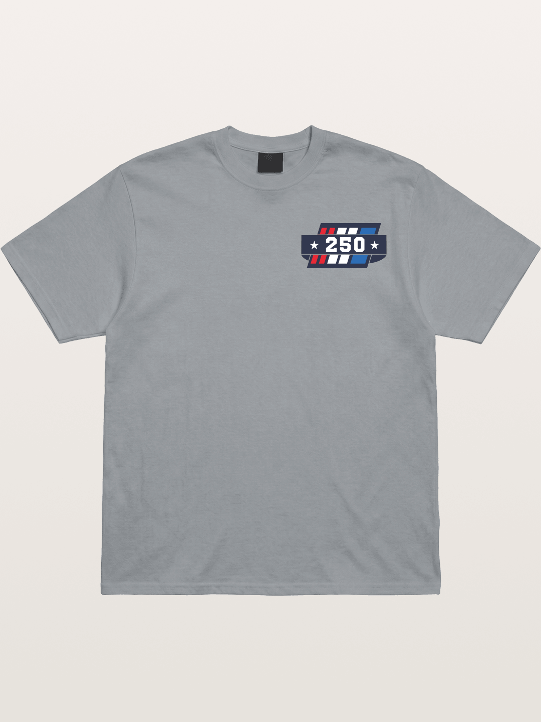 250th Anniversary Star Stripes Badge Gildan T-shirt