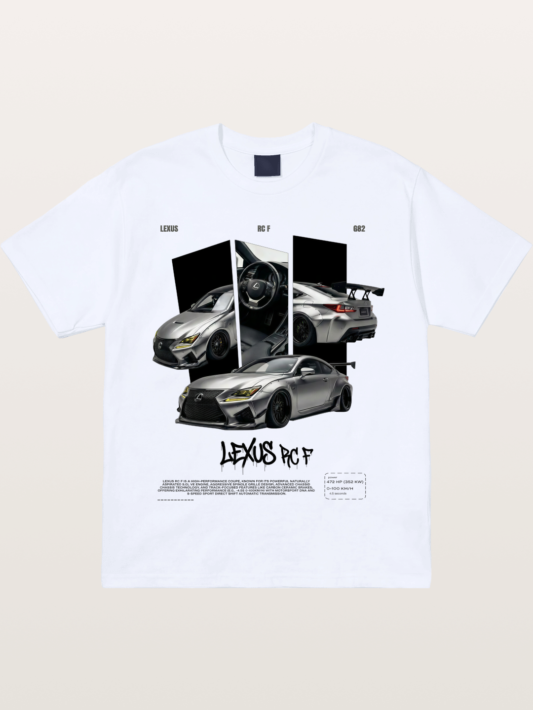 Lexus RC F Multi-Angle Print Gildan T-shirt