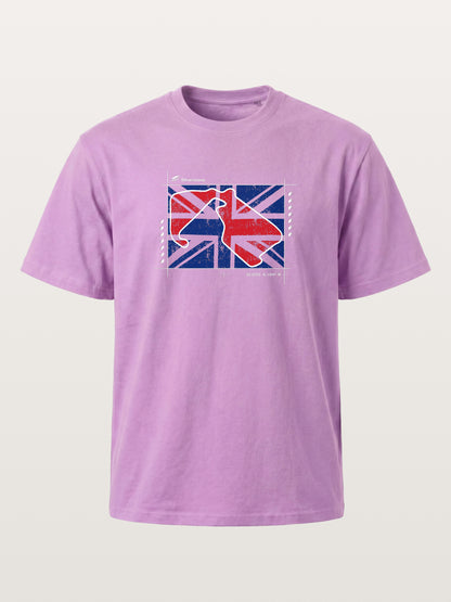 Vintage Union Jack F1 British Theme Gildan T-shirt