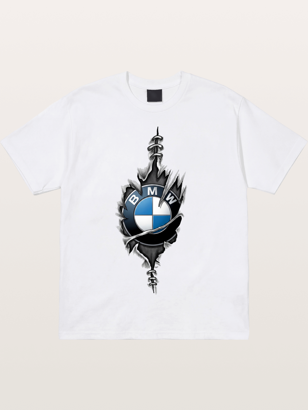 BMW Thorn Wreath Emblem Art Cotton T-shirt