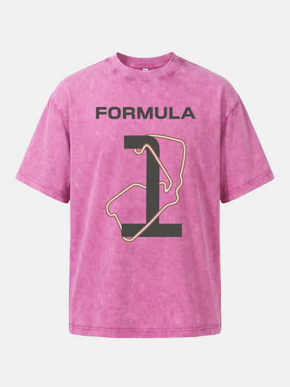 Formula 1 Silverstone Track Monogram Washed T-shirt