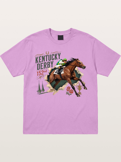 Kentucky Derby 152nd Horse & Roses Gildan T-shirt