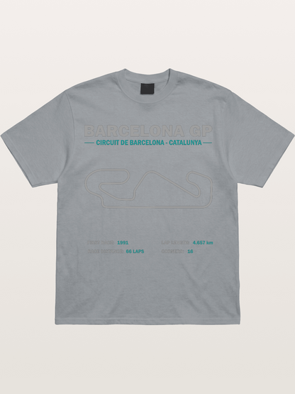 Catalunya GP Track Spec Outline Gildan T-shirt