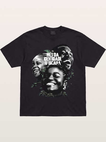 Juneteenth African Identity Faces Cotton T-shirt