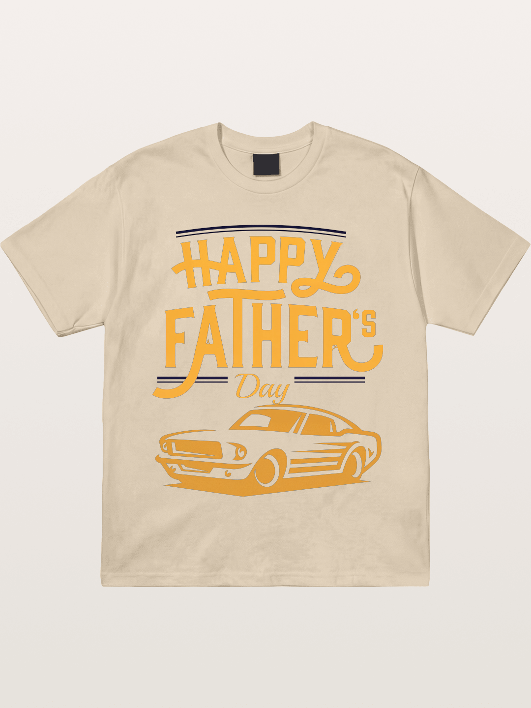 Father's Day Muscle Car Art Gildan T-shirt